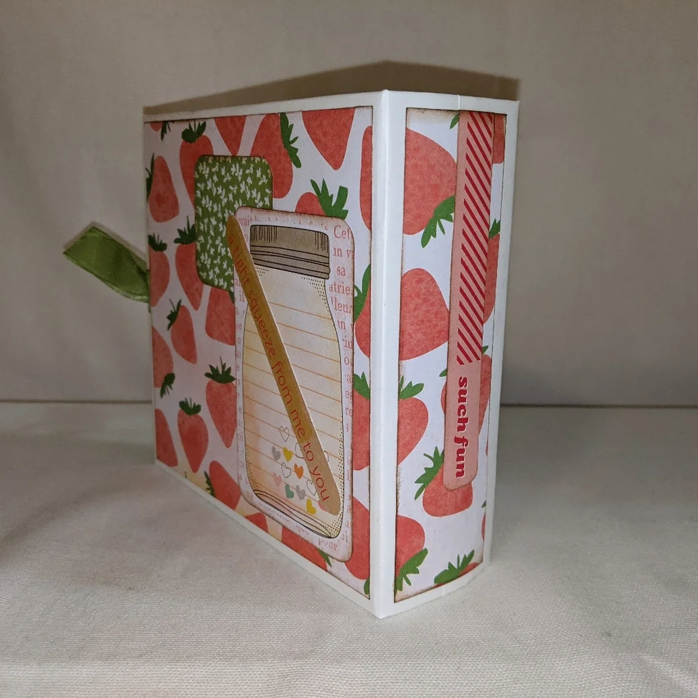 Handcrafted photo journal album, 